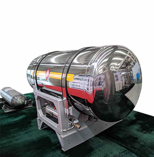 Cryogenic Vacuum Insulated Liquid Nitrogen Dewar Cylinder