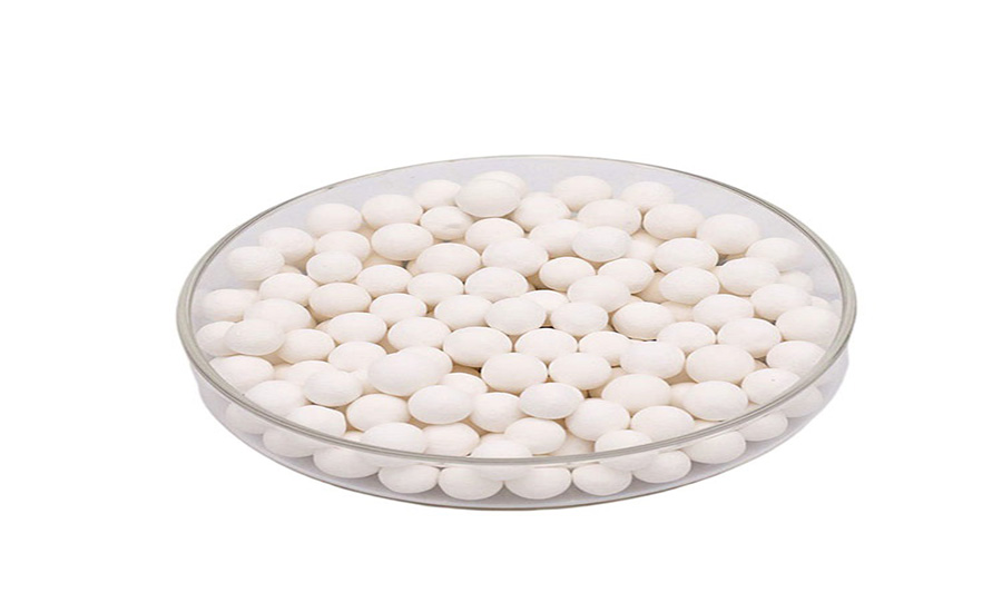 3-5mm 4-6mm Air Drying Fluoride Gamma  Alumina Balls Adsorbent Gamma Activated Alumina Ball Alumina Activated For Air Compressor