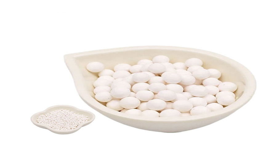 FEIZHOU Gamma Defluorinating Activated Alumina Adsorbent Beads For Ethylene and Propylene Deep Drying