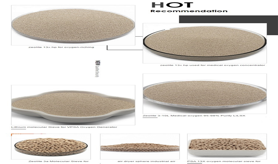 0.4-0.8 mm 13X HP Lithium Based LiLsx Zeolite Molecular Sieve For 95-98% Purity Oxygen Concentrator